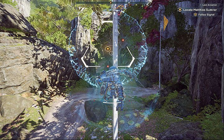 Fly to the location where Matthias Sumner was last seen - Lost Arcanist | Anthem story missions walkthrough - Story missions - Anthem Guide