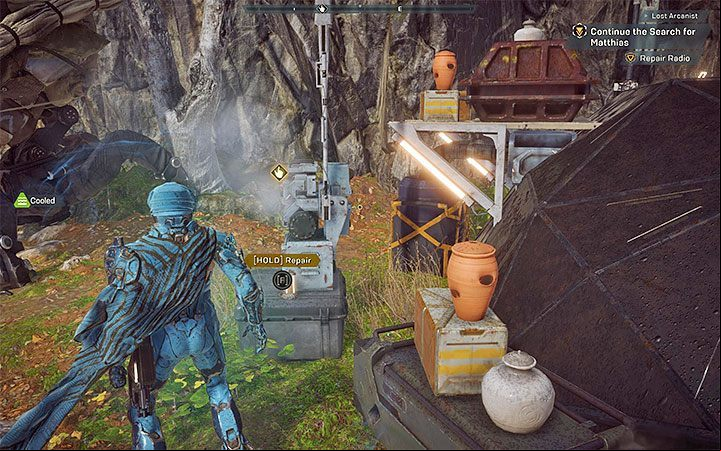 After you win the battle fly to the next location with Scars - Lost Arcanist | Anthem story missions walkthrough - Story missions - Anthem Guide