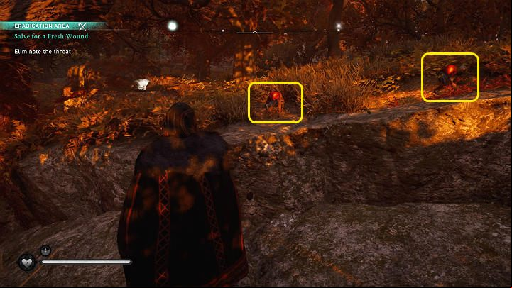 On the way, you will be attacked by a squad of guardians - Assassins Creed Valhalla: Salve for a Fresh Wound - Lincolnscire - Assassins Creed Valhalla Guide and Walkthrough