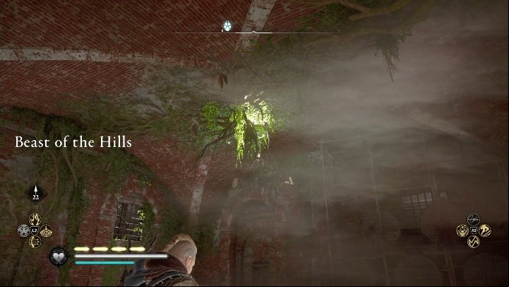 This way you will reach a closed area where you will fight your opponent - Assassins Creed Valhalla: Legendary Animal - Sciropescire secrets, locations - Sciropescire - Assassins Creed Valhalla Guide and Walkthrough