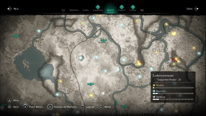 You can find the mask in the Ledecestrescire region in the north-western part of the map - Assassins Creed Valhalla: Roman artifact - Ledecestrescire secrets, locations - Ledecestrescire - Assassins Creed Valhalla Guide and Walkthrough