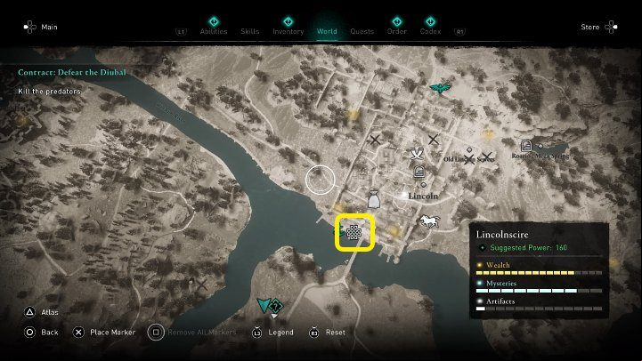 The place where the agent of the Thousand Eyes resides is very easy to recognize, as it is marked with the characteristic sign of the organization, which we have shown in the image above - Assassins Creed Valhalla: Viking for Hire - Ravensthorpe - Assassins Creed Valhalla Guide and Walkthrough