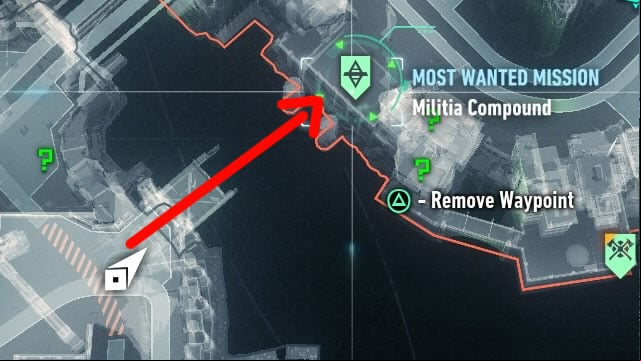 Point 1 - At first the checkpoint seems to be extremely hard to secure due to bandits and drones and the lack of possibility to reach it in the Batmobile - Own the Roads | Side missions (Most Wanted) | Batman Arkham Knight - Side missions (Most Wanted) - Batman: Arkham Knight Game Guide & Walkthrough