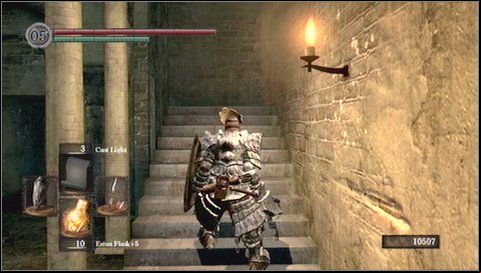 At the top youll encounter a horde of zombies - Undead Parish - p. 2 | Walkthrough - Walkthrough - Dark Souls Game Guide & Walkthrough