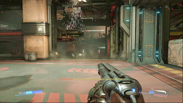 Keep going forward after the level starts - Doom: Argent Energy Tower Walkthrough - Walkthrough - Doom Game Guide & Walkthrough