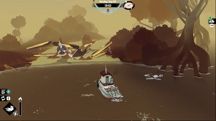 Near the crashed plane, right next to the shore, perform the Dredge action and get out the Dog Tag - Dredge: All Dog Tags - Secrets and Collectibles - Dredge Guide