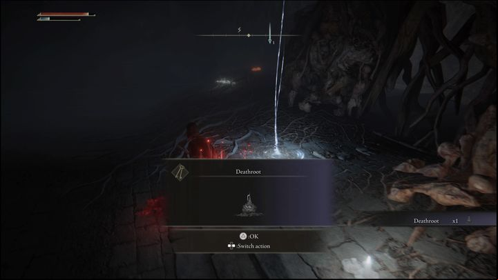 Whenever you approach a dungeon or a boss and you get notified that "The Beast Eye quivers", you'll know you'll obtain a deathroot for beating the nearby boss - Elden Ring: Gurranq, Beast Clergyman - walkthrough - Quests - Elden Ring Guide