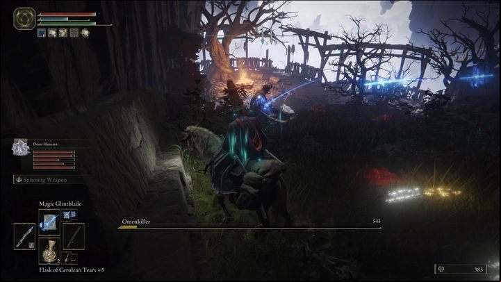 Travel to Village of the Albunarics in Lirunia of the Lakes and face Omenkiller, the boss of the location - Elden Ring: Nepheli Loux - walkthrough - Quests - Elden Ring Guide