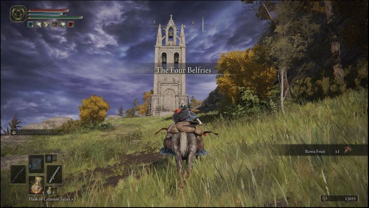 To get there, you need to go through The Four Belfries in Liurnia of the Lakes - Elden Ring: Nepheli Loux - walkthrough - Quests - Elden Ring Guide