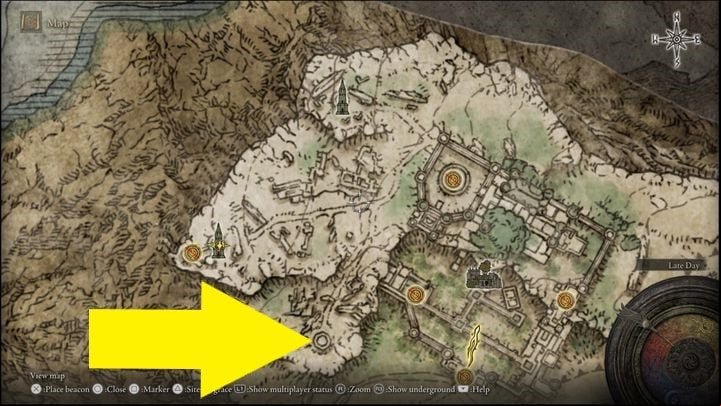 Seluvis' exact location is Seluvis's Rise , which is located in Caria Manor in Liurnia of the Lakes - Elden Ring: Seluvis - walkthrough - Quests - Elden Ring Guide