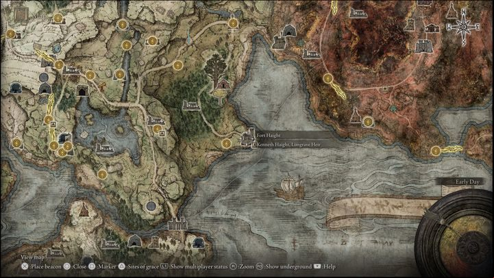 When it comes to the location, Fort Haight is located in the southeastern part of Limgrave, beyond Mistwood - Elden Ring: Kenneth Haight questline - walkthrough, solution - Quests - Elden Ring Guide