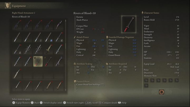 Katanas in Elden Ring are one of the most popular types of weapons - Elden Ring: Best weapons - list - Basics - Elden Ring Guide