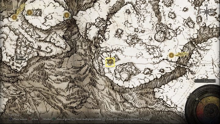 Church of Repose is located in the southeastern part of the Mountaintops of the Giants, or more strictly at the Flame Peak - Elden Ring: Where to find Sacred Tears? - FAQ - Elden Ring Guide