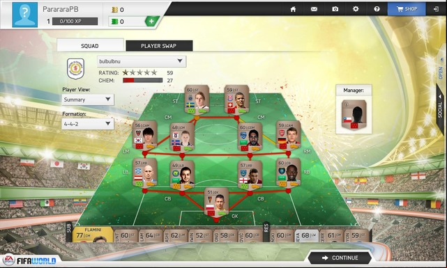To make changes in the squad, you have to enter the My Club and choose the option Squad - Club Management - FIFA Ultimate Team - FIFA World - Game Guide and Walkthrough