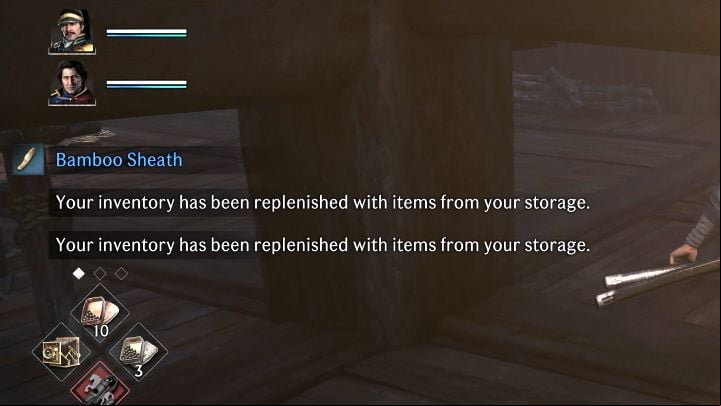 You don't have to return to the Storage in Longhouse every time to replenish consumables - Rise of the Ronin: Where is the Storage? - FAQ - Rise of the Ronin Guide