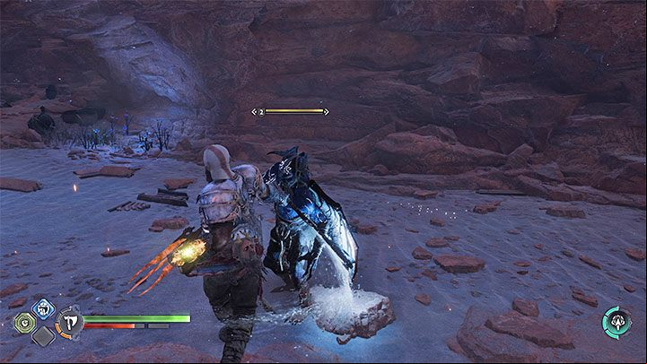 Further along the path, you'll start encountering Dark Elves - they don't differ much from their light counterparts - God of War Ragnarok: Groas Secret - walkthrough - Walkthrough - God of War Ragnarok Guide
