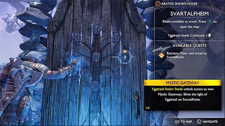 After using the store, reach the table where Sindri is standing - God of War Ragnarok: Surviving Fimbulwinter - walkthrough - Walkthrough - God of War Ragnarok Guide