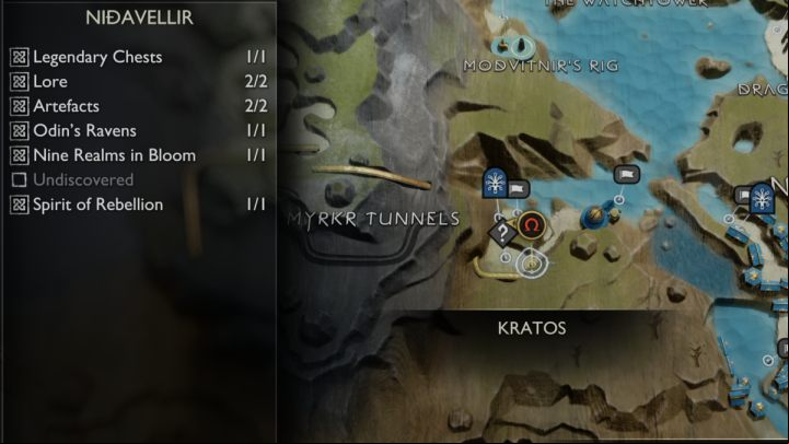The collectible is linked to a favour called Fit for a King - God of War Ragnarok: Nidavellir, Svartalfheim - secrets, collectibles - Svartalfheim - God of War Ragnarok Guide