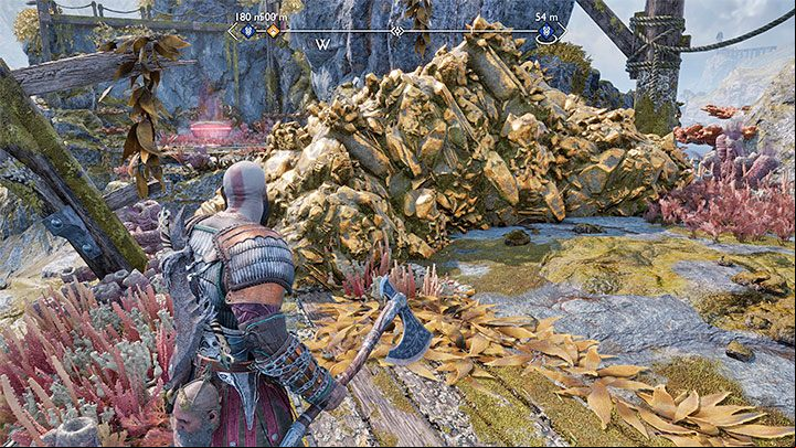 You will start coming across yellow barricades made of crystals while exploring Svartalfheim - example in the picture - God of War Ragnarok: How to destroy yellow crystal blockades? - Exploration - God of War Ragnarok Guide