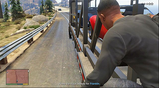 You can switch to the cinematic camera to check out on Franklin - GTA 5: Pack Man walkthrough - Main missions - GTA 5 Guide
