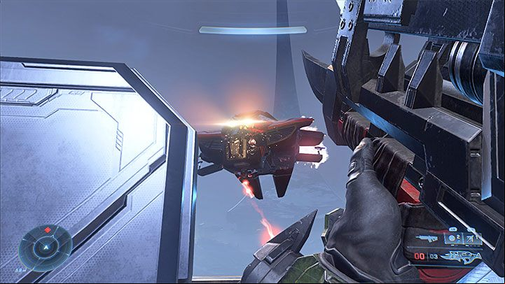 After winning the boss battle, use the new terminal and you will receive another mission objective - Halo Infinite: The Command Spire - walkthrough - Main missions - Halo Infinite Guide