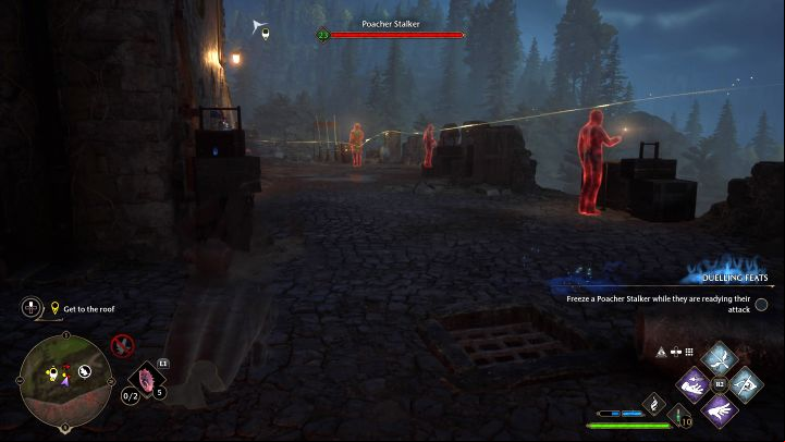 You will start encountering opponents - poachers - Hogwarts Legacy: The High Keep - Main quests - Hogwarts Legacy Guide