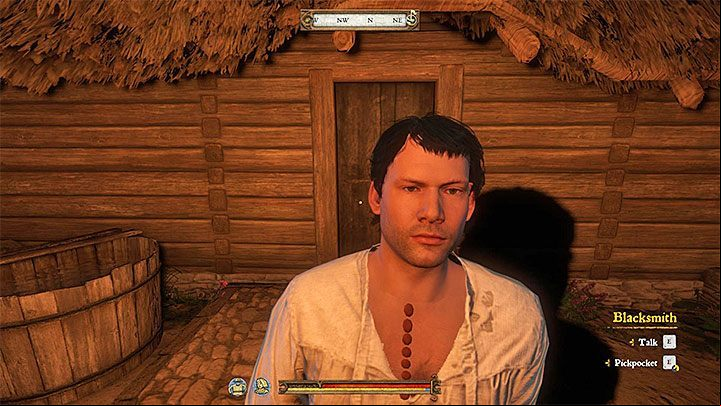 The blacksmiths hut is located in the south part of Ledetchko - Sasau activities in Kingdom Come Deliverance - Activities - Kingdom Come Deliverance Game Guide