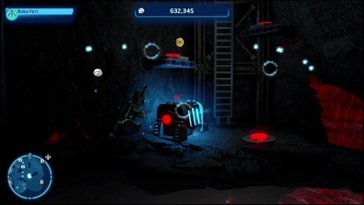 The brick is lying next to the lava, locked in a chest - LEGO Star Wars The Skywalker Saga: Criat Outpost - list of all puzzles - Criat - LEGO Skywalker Saga Guide