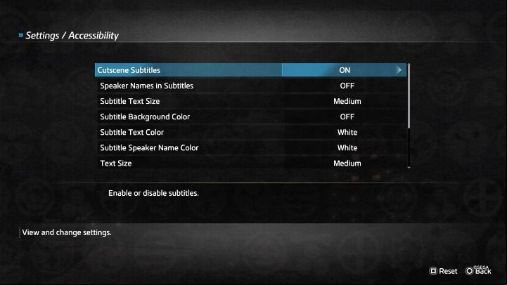 The text menu also contains useful options - Like a Dragon Ishin: Accessibility Features - Appendix - Like a Dragon Ishin Guide