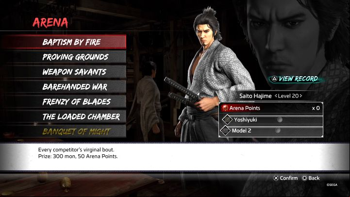 How to unlock: Won 10 arena battles - Like a Dragon Ishin: Trophies/Achievements - list, trophy guide - Appendix - Like a Dragon Ishin Guide