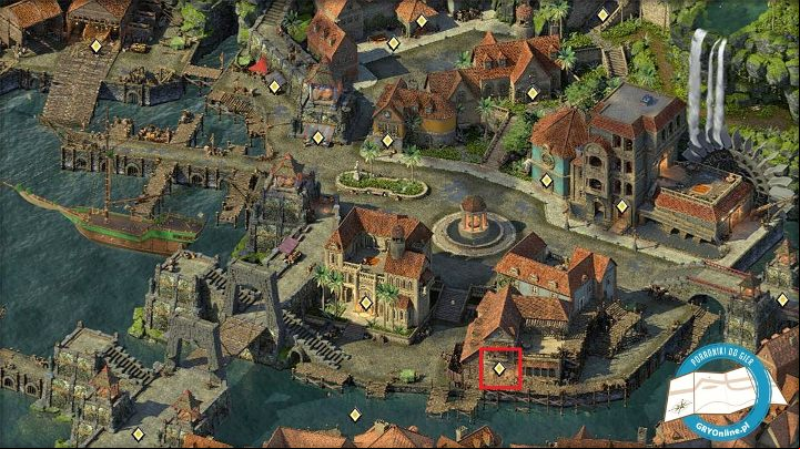 Konstantens location is highlighted above. - Pillars Of Eternity 2: Sidekicks locations - Party - Pillars Of Eternity 2 Deadfire Game Guide