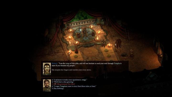 Now you have a dialogue with Ruasare - the leader of the Painted Masks - Pillars Of Eternity 2: The Painted Masks - Aloths quest walkthrough - Companion quests - Pillars Of Eternity 2 Deadfire Game Guide