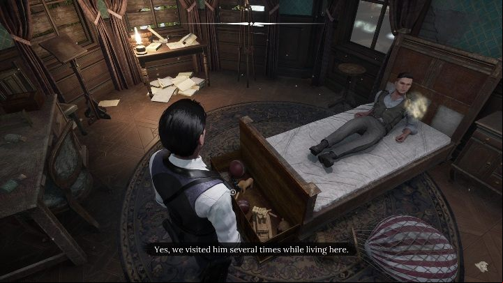 You can also investigate the toys - Sherlock Holmes Chapter One: Mothers love, Sherlocks room - walkthrough - Motherly love - Sherlock Holmes Chapter One Guide