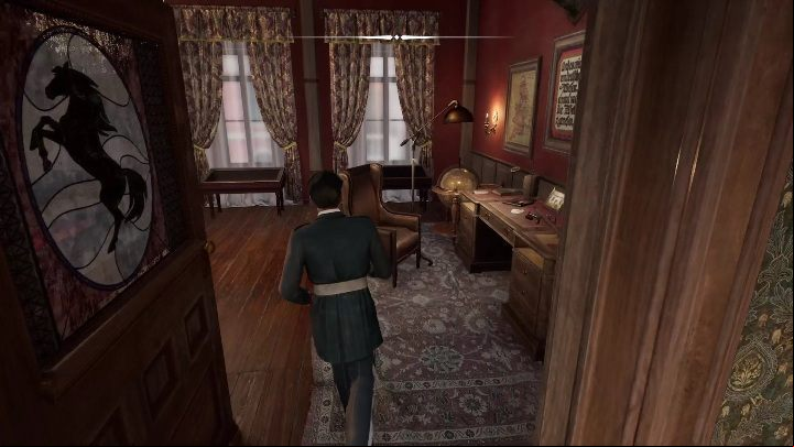 The man's room is directly opposite the room you were in - Sherlock Holmes Chapter One Other Cases - Blindsided - walkthrough, solution - Other matters - Sherlock Holmes Chapter One Guide