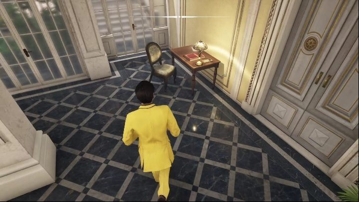 Even the lobby contains various clues, such as the guest book, and the glassed gun cases - Sherlock Holmes Chapter One Other Cases - Blindsided - walkthrough, solution - Other matters - Sherlock Holmes Chapter One Guide