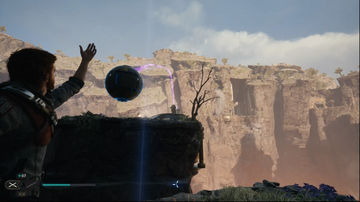 Again, catch the orb and carry it further - Jedi Survivor: Orb coupler puzzles in the Devastated Settlement - Puzzles - Star Wars Jedi Survivor guide