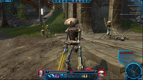 Disable and Scan Tythonian Seekers: 0/6 - (L05) The Last Defenders - Tython - Star Wars: The Old Republic Game Guide