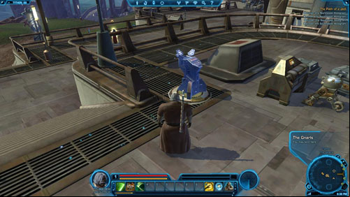Recover the Northeast Hologram - (L01) The Path of a Jedi - Jedi Consular - Star Wars: The Old Republic Game Guide