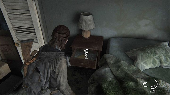 The trading card is hidden in a bedroom closet - The Last of Us 2: Eastbrook Elementary collectibles, artefacts, coins - Seattle Day 1 - Ellie - The Last of Us 2 Guide