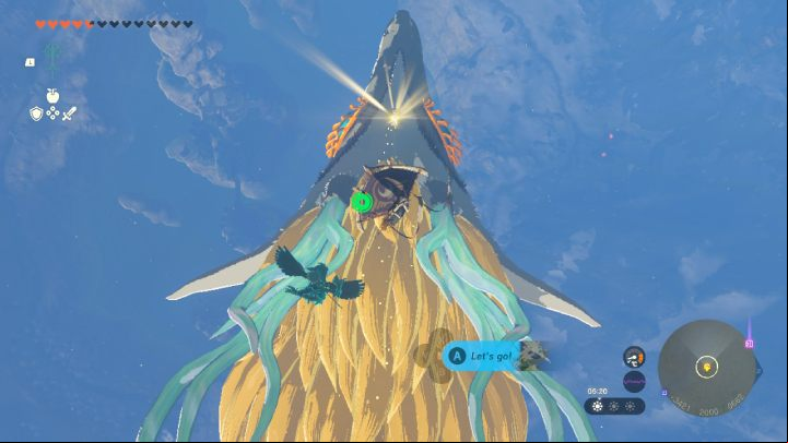 You may have troubles landing straight on its head - Zelda TotK: Trail of the Master Sword - Walkthrough - Zelda Tears of the Kingdom Guide