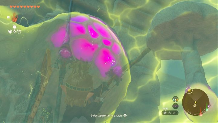 Activate Riju's ability and shoot the hive - Zelda TotK: Riju of Gerudo Town - walkthrough - Walkthrough - Zelda Tears of the Kingdom Guide