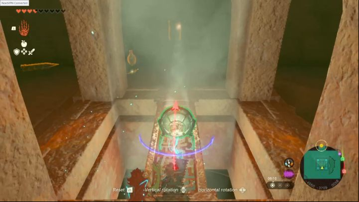 Get back up with Ascend and pick up one of the mirrors from the room - Zelda TotK: Riju of Gerudo Town - walkthrough - Walkthrough - Zelda Tears of the Kingdom Guide