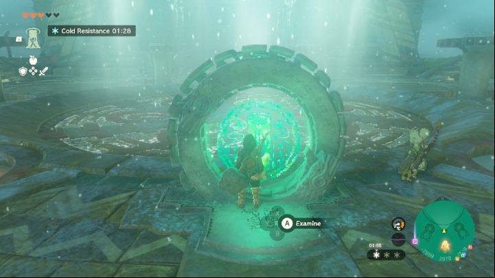 After landing at Wind Temple, interact with the hatch in the middle of the ship - Zelda TotK: Tulin of Rito Village - Walkthrough - Zelda Tears of the Kingdom Guide