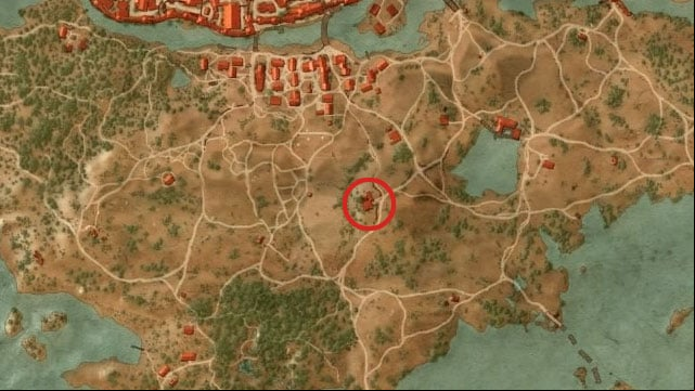 In the Farcorners lies Drahim Castle - The Witcher 3 Wild Hunt: Basic Cat School Gear - Cat School Gear - The Witcher 3 Wild Hunt Guide